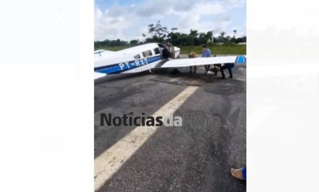 Aviões atolam em pista precária e cancelam voos noturnos em Marechal Taumaturgo